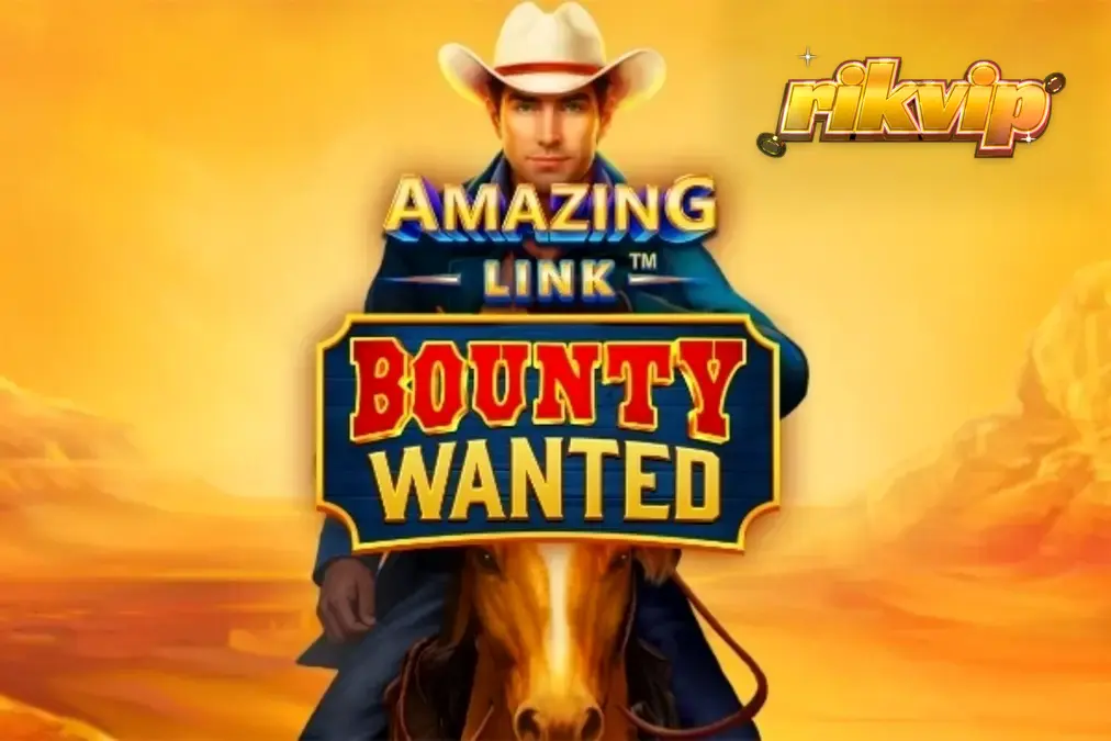 Giao diện trò chơi Amazing Link Bounty Wanted với phong cách miền Tây hoang dã